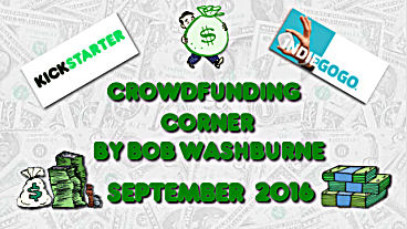 Crowdfunding Corner – September 2016