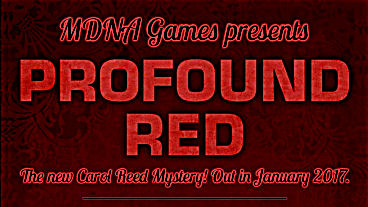 Profound Red, the 12th Carol Reed Mystery, to Arrive in January