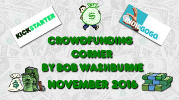 Crowdfunding Corner - November 2016