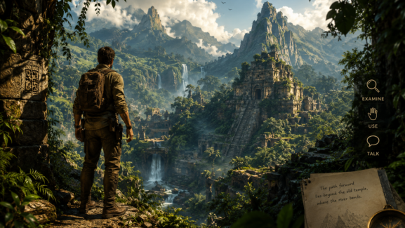 In Adventure Games, the Interface Is Often the First Puzzle